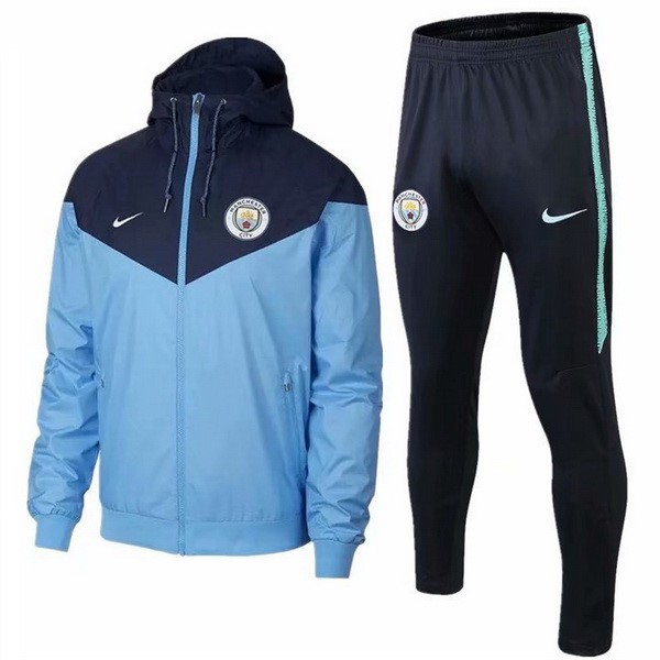 Coupe Vent Football Manchester City Ensemble Complet 2018-19 Bleu